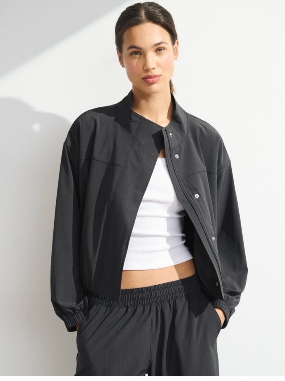 Abercrombie YPB MotionTEK Jacket Charcoal